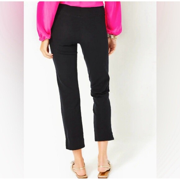 Lilly Pulitzer Black Merrin Bi-Stretch Pants Size 00 Work Office Elevated Basics - Picture 3 of 16